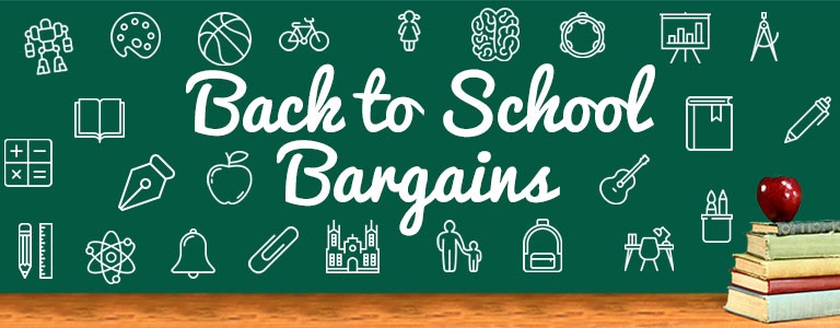 Back to School Bargains