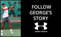 George, Under Armour Winner's challenge to become pro tennis player