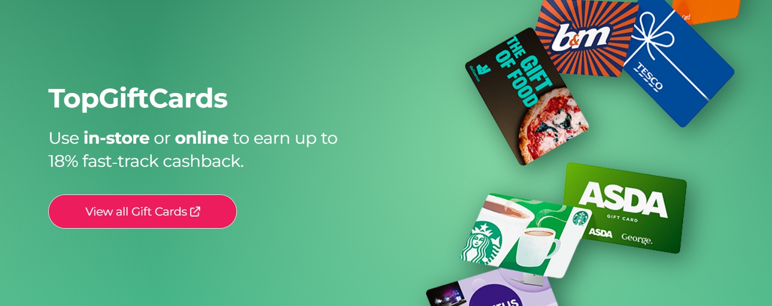TopGiftCards front page