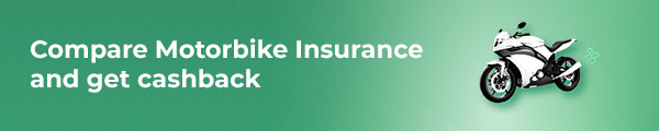 Compare Motorbike Insurance and get cashback
