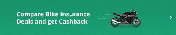 Compare Bike Insurance Deals and get cashback.