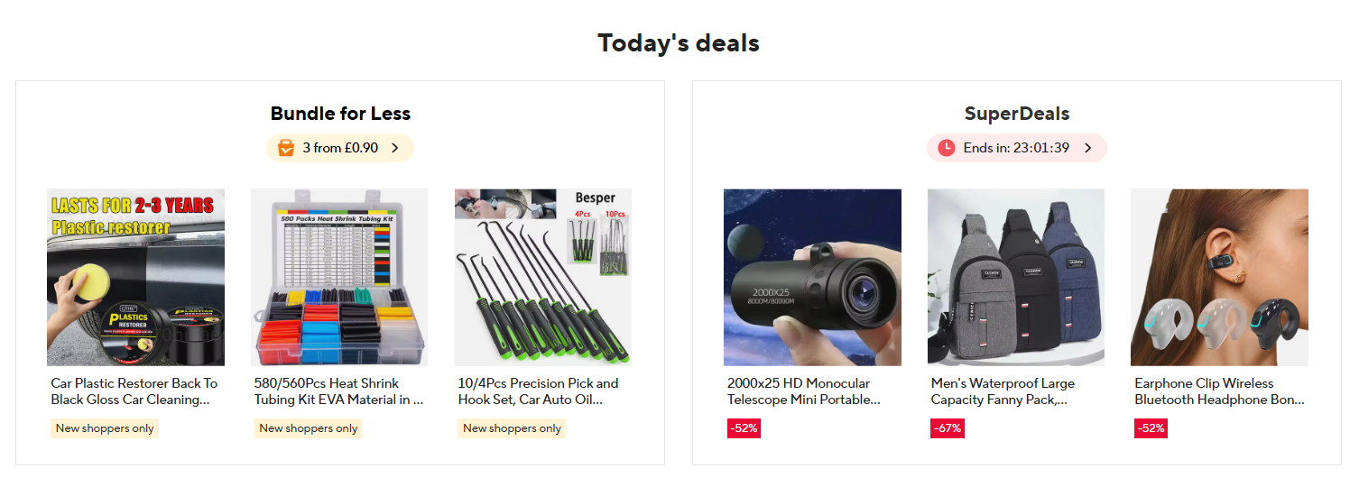 AliExpress deals