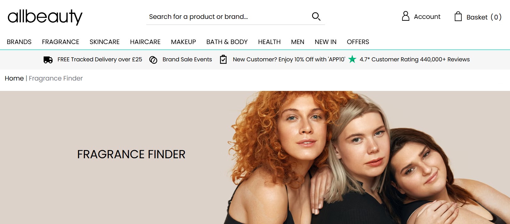Allbeauty website