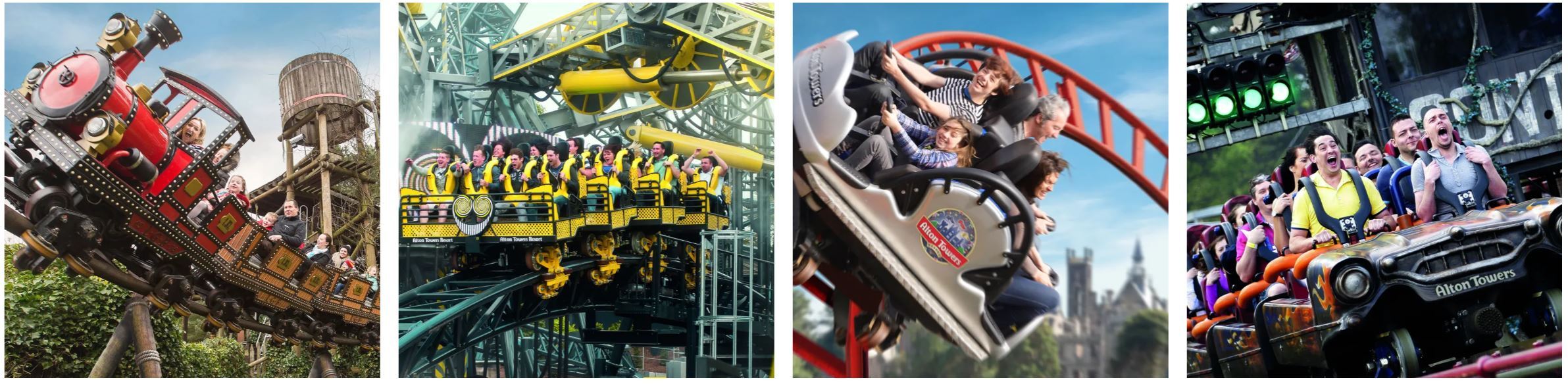 Alton Towers rides and attractions