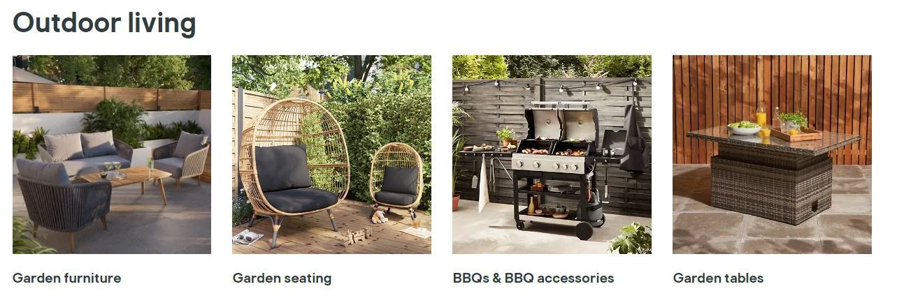 B&Q's outdoor range