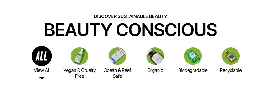 BEAUTY BAY conscious