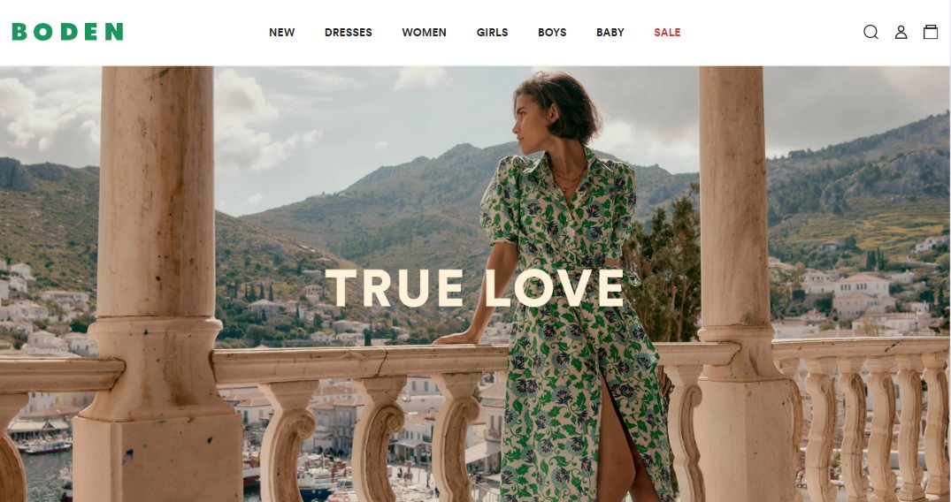 Boden homepage