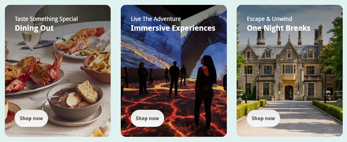 Buyagift experiences