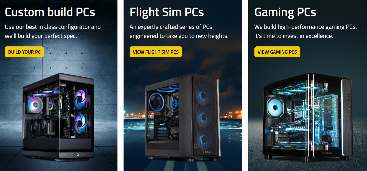 Chillblast PC types