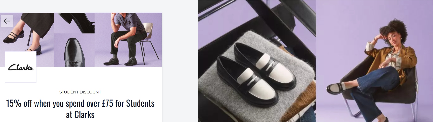 Clarks student discount