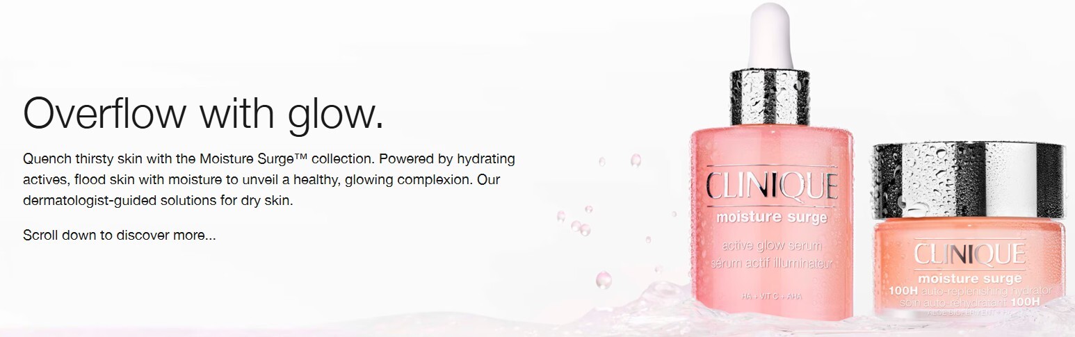 Clinique Moisture Surge collection