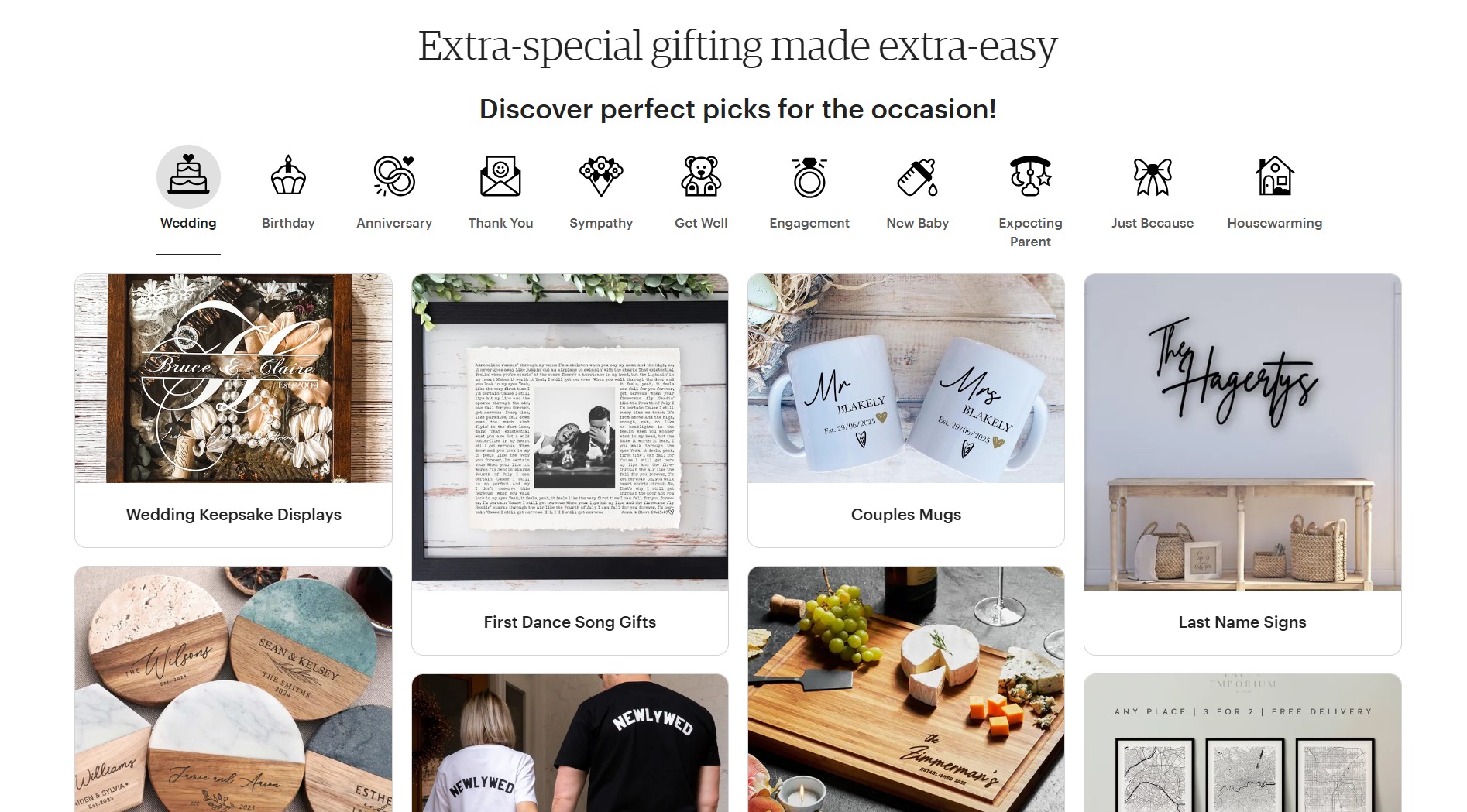 Etsy gifting