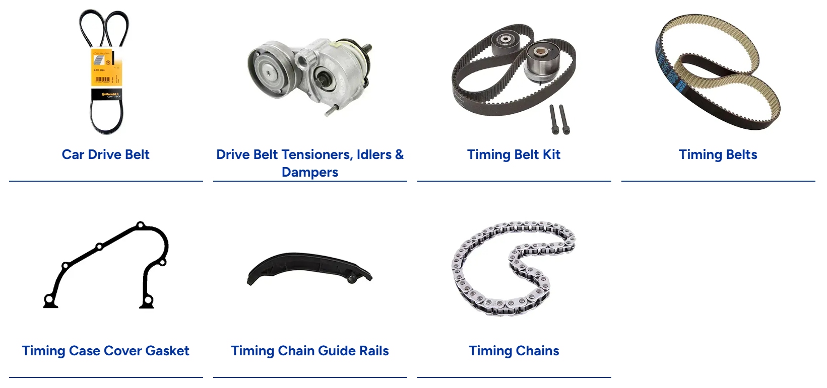 An image showing engine parts at Euro Car Parts