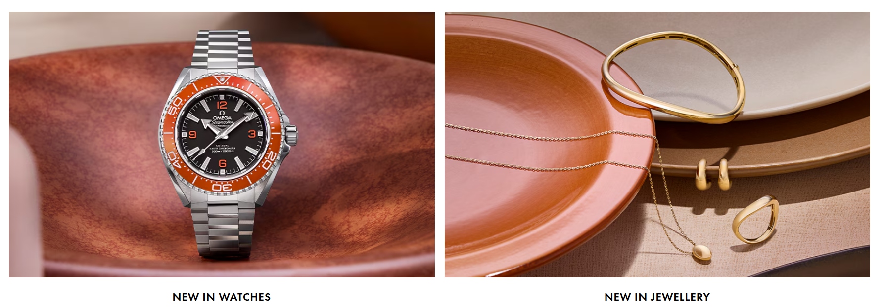 An image showing watches and jewellery on Goldsmiths’ main page
