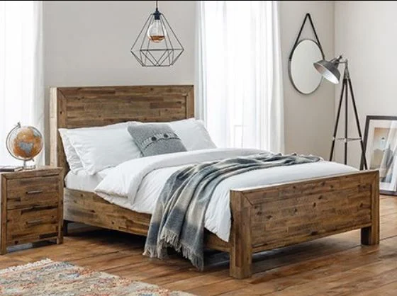 Happy Beds stylish wooden bed