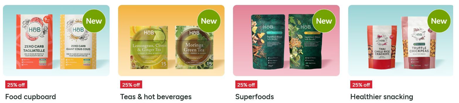Holland & Barrett products and offers