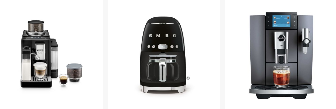 An image showing coffee machines at Hughes