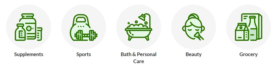 iHerb categories