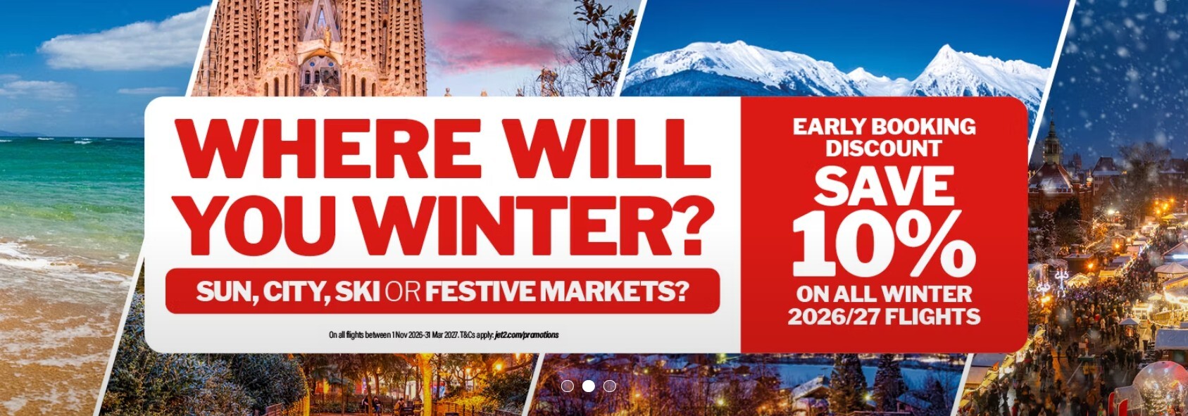 Jet2.com flights and early booking discounts