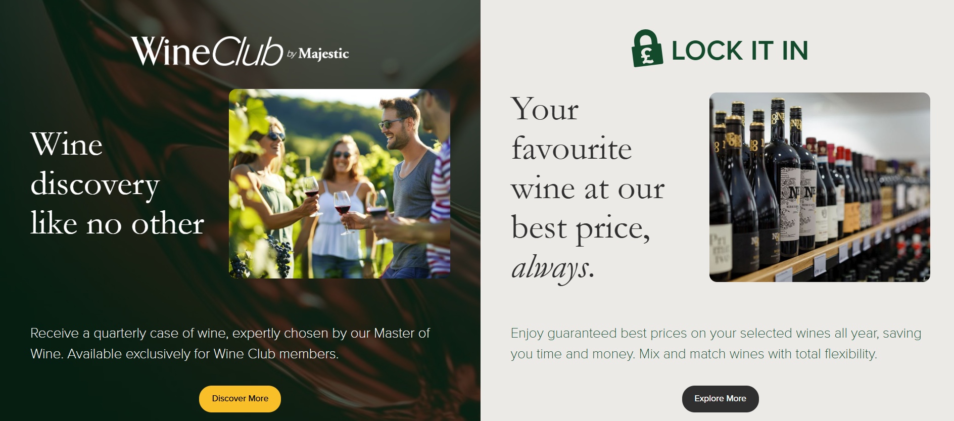 Majestic Wine subscriptions