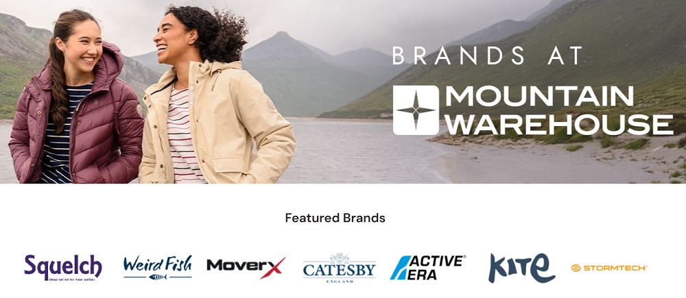 Mountain Warehouse brands