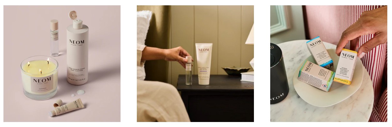 NEOM bath, body and skincare