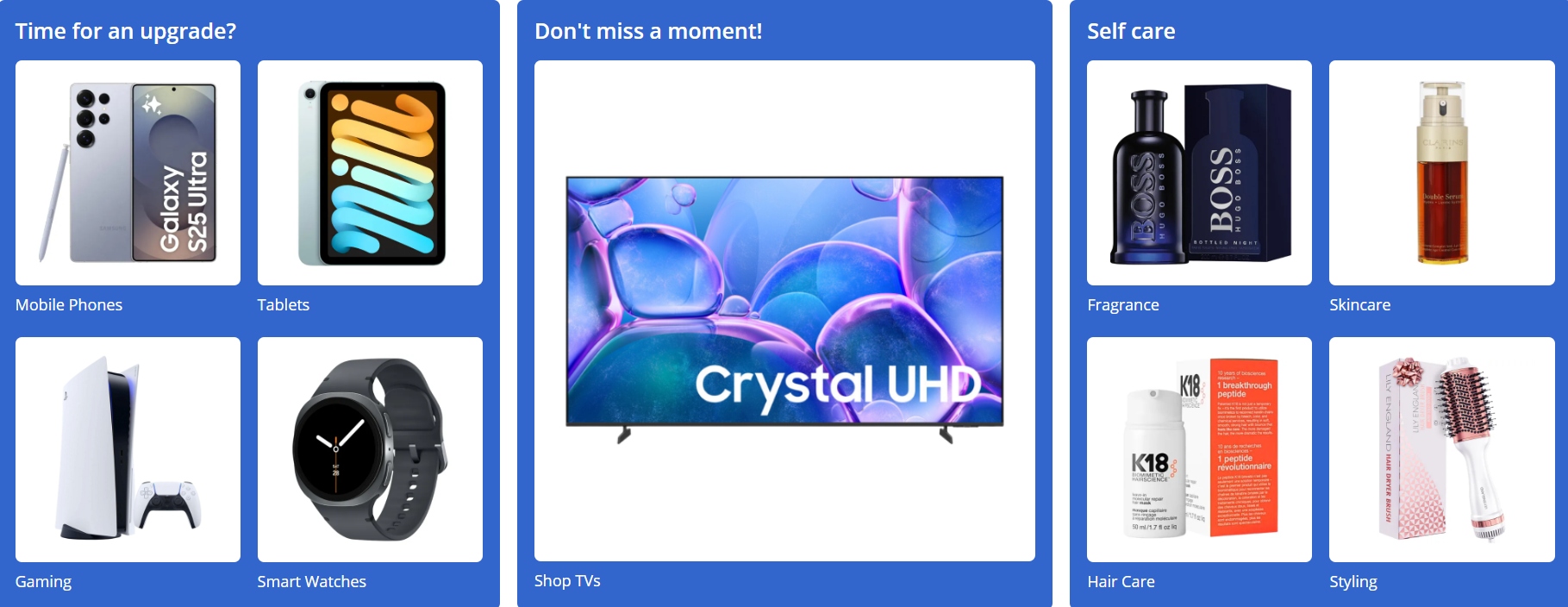 An image showing the front page of the OnBuy website