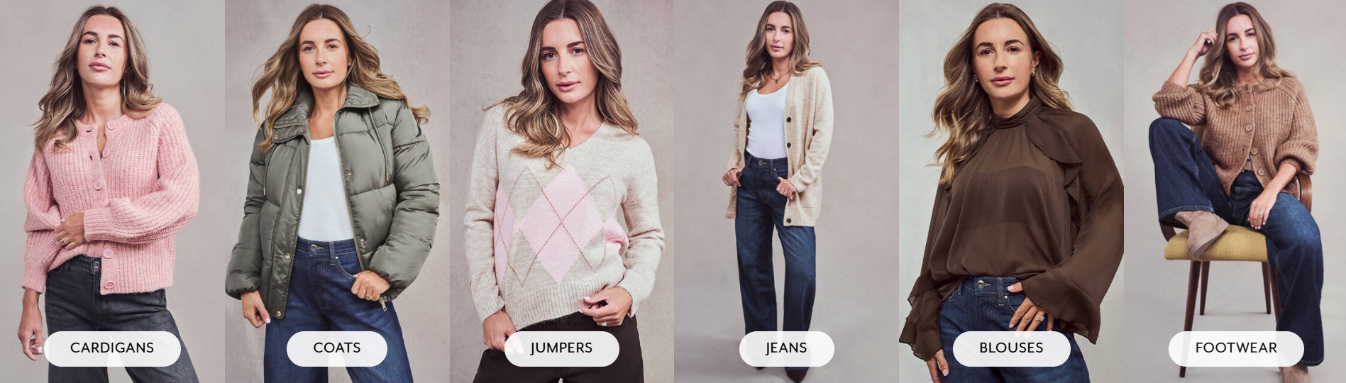 Peacocks clothing categories