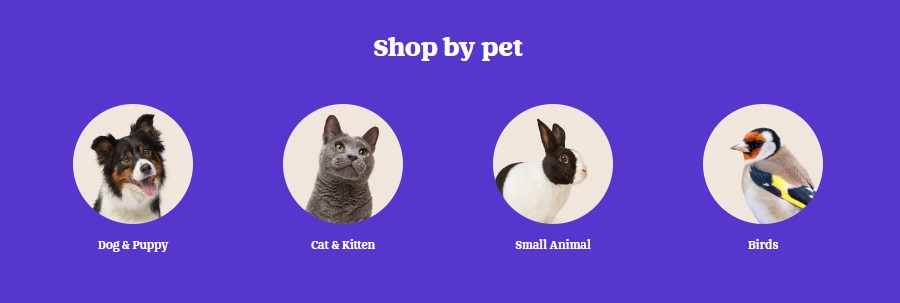 Pets At Home homepage