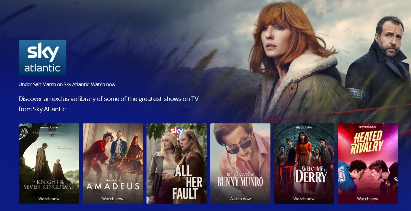 Sky Atlantic programmes