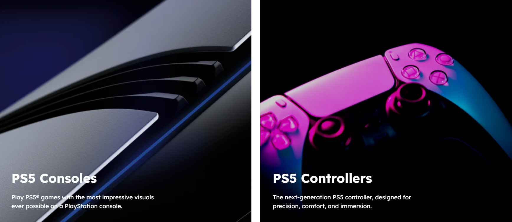 An image showing a PS5 for sale at The Game Collection