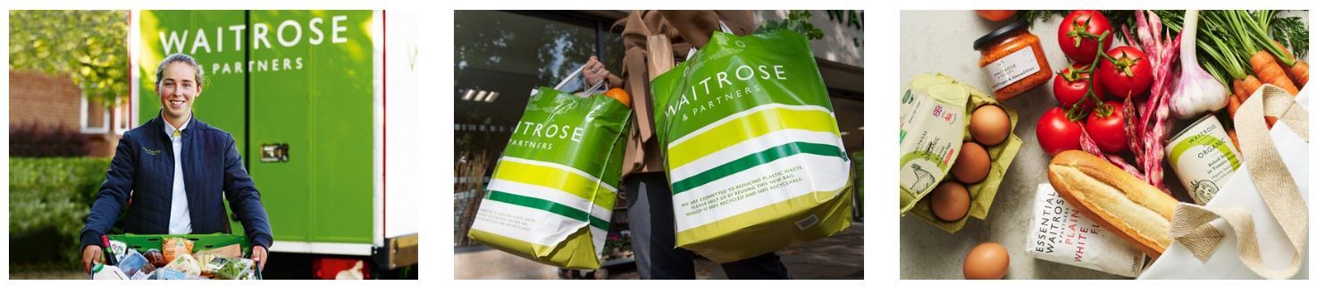 Shopping at Waitrose & Partners