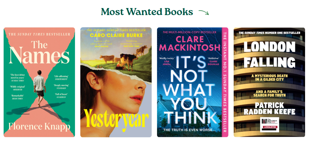 World of Books most-wanted books