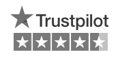 TrustPilot logo, 4.5 out of 5 rating