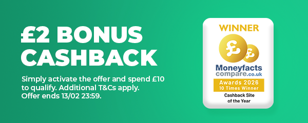 £2 Bonus Cashback