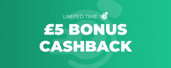 £5 Bonus Cashback