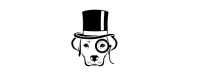 Dog and Hat Coffee Logo