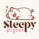 Sleepy Piglet Logo