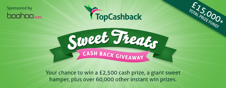Sweet Treats Cashback Giveaway 